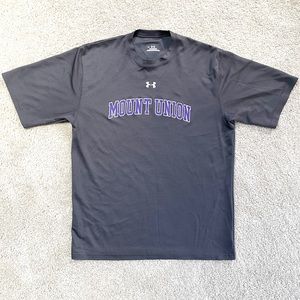 Mount Union Purple Raiders Under Armour Heatgear Performance Shirt Mens Small S